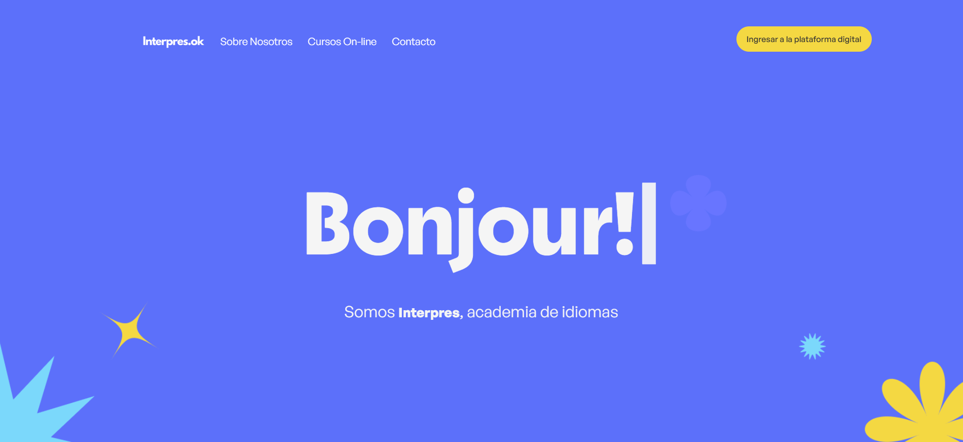 Interpres E-Learning & Landing Page — proyecto desarrollado por BOID Studio