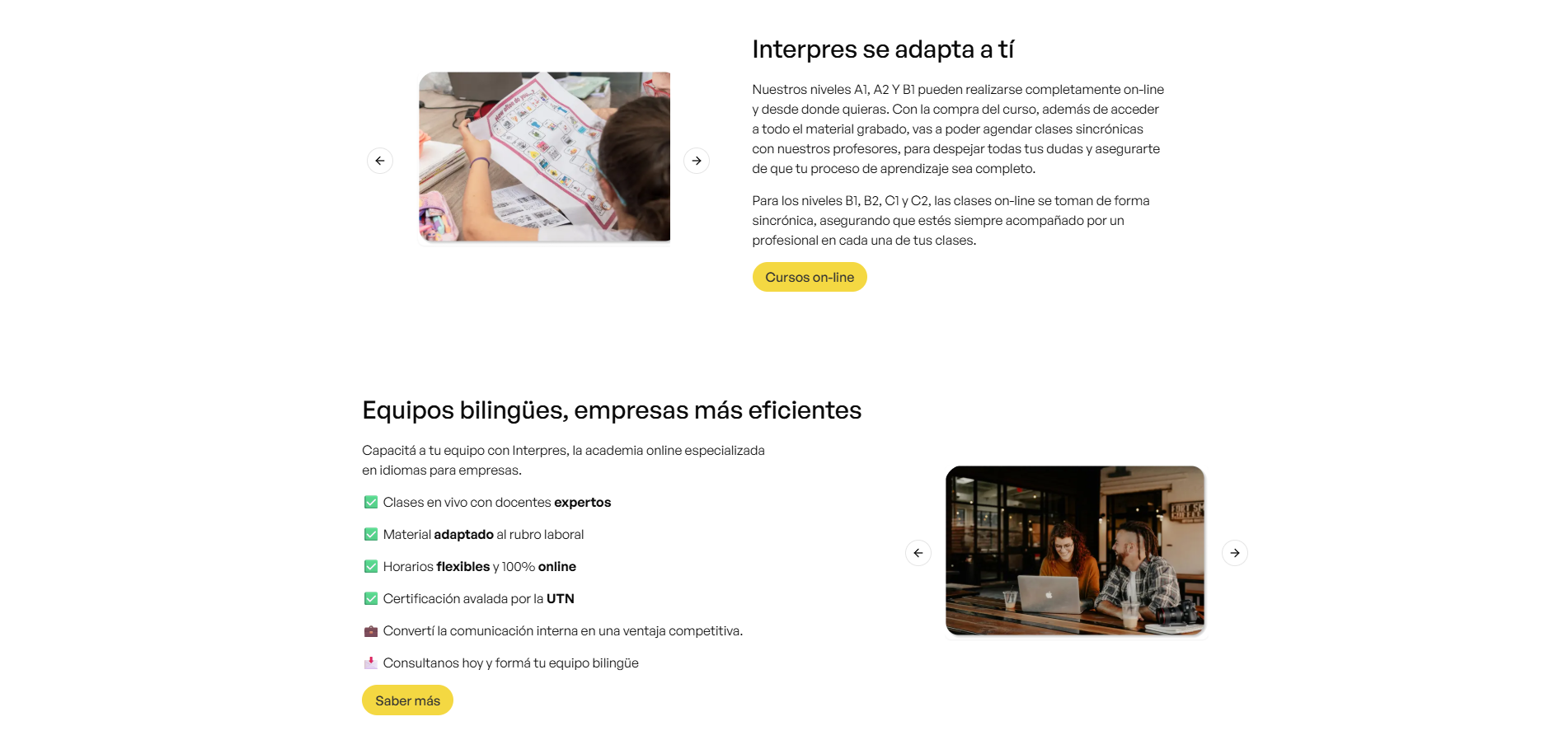Interpres E-Learning & Landing Page - 2